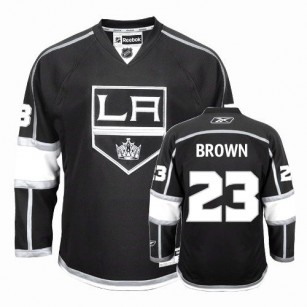 Reebok Los Angeles Kings #23 Dustin Brown Premier Black Home Jersey For Sale Size 48/M|50/L|52/XL|54/XXL|56/XXXL