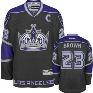 Reebok Los Angeles Kings #23 Dustin Brown Black Third Authentic Jersey  For Sale Size 48/M|50/L|52/XL|54/XXL|56/XXXL