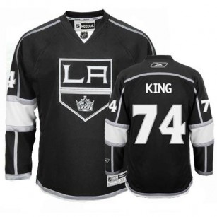 Reebok Los Angeles Kings #74 Dwight King Black Home Premier Jersey  For Sale Size 48/M|50/L|52/XL|54/XXL|56/XXXL