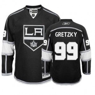 Reebok Los Angeles Kings #99 Wayne Gretzky Black Home Premier Jersey  For Sale Size 48/M|50/L|52/XL|54/XXL|56/XXXL