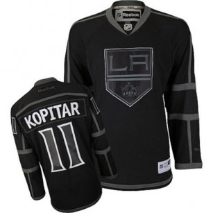 Reebok Los Angeles Kings #11 Anze Kopitar Black Ice Premier Jersey  For Sale Size 48/M|50/L|52/XL|54/XXL|56/XXXL