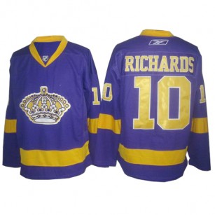 Reebok Los Angeles Kings #10 Mike Richards Purple Authentic Jersey  For Sale Size 48/M|50/L|52/XL|54/XXL|56/XXXL