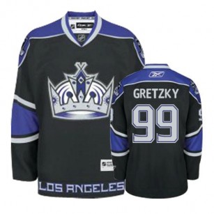 Reebok Los Angeles Kings #99 Wayne Gretzky Black Third Premier Jersey  For Sale Size 48/M|50/L|52/XL|54/XXL|56/XXXL