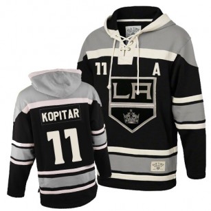 Old Time Hockey Los Angeles Kings #11 Anze Kopitar Black Premier Sawyer Hooded Sweatshirt Jersey Cheap Online 48|M|50|L|52|XL|54|XXL|56|XXXL
