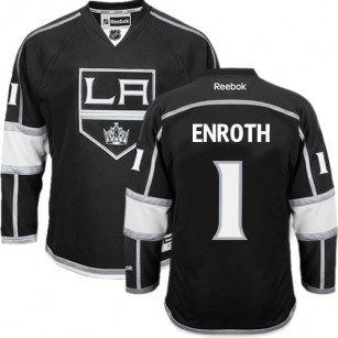 Los Angeles Kings #1 Jhonas Enroth Premier Black Home Jersey Cheap Online 48|M|50|L|52|XL|54|XXL|56|XXXL