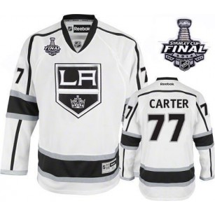 Los Angeles Kings #77 Jeff Carter Premier White Away 2014 Stanley Cup Jersey Cheap Online 48|M|50|L|52|XL|54|XXL|56|XXXL