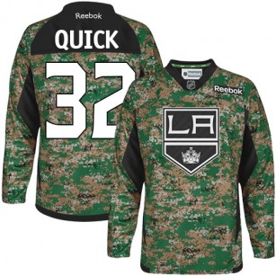 Youth Los Angeles Kings #32 Jonathan Quick Camo Premier Veterans Day Practice Jersey Cheap Online S|M|L|XLLarge