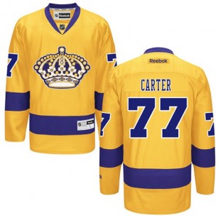 Youth Los Angeles Kings #77 Jeff Carter Authentic Gold Third Jersey Cheap Online Small/Medium|Large/Extra Large