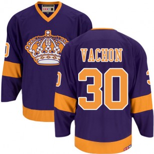 Los Angeles Kings #30 Rogie Vachon Authentic Purple CCM Throwback Jersey Cheap Online 48|M|50|L|52|XL|54|XXL|56|XXXL