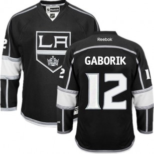 Youth Los Angeles Kings #12 Marian Gaborik Black Premier Home Jersey Cheap Online S|M|L|XLLarge