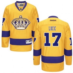 Los Angeles Kings #17 Milan Lucic Premier Gold Third Jersey Cheap Online 48|M|50|L|52|XL|54|XXL|56|XXXL