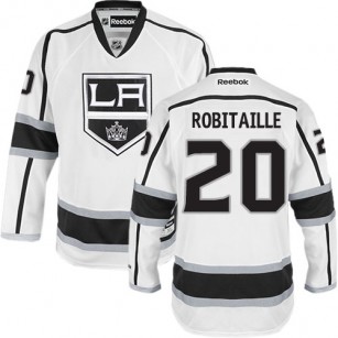 Los Angeles Kings #20 Luc Robitaille Premier White Away Jersey Cheap Online 48|M|50|L|52|XL|54|XXL|56|XXXL