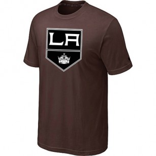 Los Angeles Kings Big & Tall Team Logo Brown T-Shirt Jersey Cheap For Sale