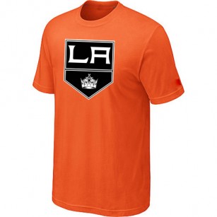 Los Angeles Kings Big & Tall Team Logo Orange T-Shirt Jersey Cheap For Sale