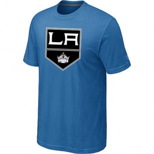 Los Angeles Kings Team Logo light Blue T-Shirt Jersey Cheap For Sale