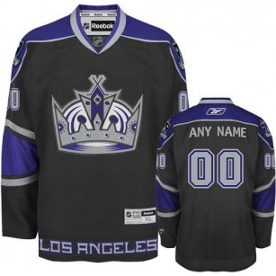 Reebok Los Angeles Kings Customized Black Home Authentic Jersey For Sale Size 48/M|50/L|52/XL|54/XXL|56/XXXL