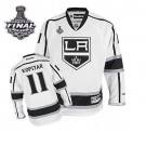 Reebok Los Angeles Kings #11 Anze Kopitar White Road Premier With 2014 Stanley Cup Finals Jersey  For Sale Size 48/M|50/L|52/XL|54/XXL|56/XXXL
