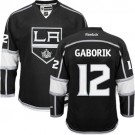 Los Angeles Kings #12 Marian Gaborik Black Authentic Home Jersey Cheap Online 48|M|50|L|52|XL|54|XXL|56|XXXL