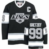 Youth CCM Los Angeles Kings #99 Wayne Gretzky Authentic Black Throwback Jersey For Sale Size Small/Mediun|Large/Extra Large