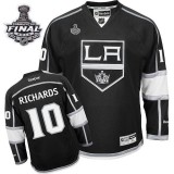 Reebok Los Angeles Kings #10 Mike Richards Black Home Authentic With 2014 Stanley Cup Finals Jersey  For Sale Size 48/M|50/L|52/XL|54/XXL|56/XXXL