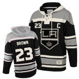 Old Time Hockey Los Angeles Kings #23 Dustin Brown Black Premier Sawyer Hooded Sweatshirt Jersey Cheap Online 48|M|50|L|52|XL|54|XXL|56|XXXL