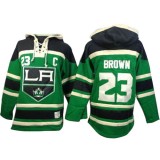 Old Time Hockey Los Angeles Kings #23 Dustin Brown Green Premier St. Patrick's Day McNary Lace Hoodie Jersey Cheap Online 48|M|50|L|52|XL|54|XXL|56|XXXL