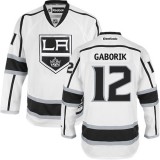 Los Angeles Kings #12 Marian Gaborik White Authentic Away Jersey Cheap Online 48|M|50|L|52|XL|54|XXL|56|XXXL