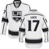 Youth Los Angeles Kings #17 Milan Lucic Authentic White Away Jersey Cheap Online Small/Medium|Large/Extra Large