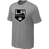 Los Angeles Kings Big & Tall Team Logo L.Grey T-Shirt Jersey Cheap For Sale