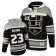 Youth Old Time Hockey Los Angeles Kings #23 Dustin Brown Black Premier Sawyer Hooded Sweatshirt Jersey Cheap Online S|M|L|XLLarge