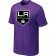 Los Angeles Kings Big & Tall Team Logo Purple T-Shirt Jersey Cheap For Sale