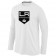 Los Angeles Kings Big & Tall Team Logo White Long Sleeve T-Shirt Jersey Cheap For Sale