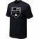 Los Angeles Kings Team Logo Black T-Shirt Jersey Cheap For Sale