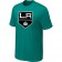 Los Angeles Kings Team Logo Green T-Shirt Jersey Cheap For Sale