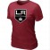 Los Angeles Kings Team Logo Red Women T-Shirt Jersey Cheap For Sale
